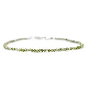 Pulsera Peridoto Plata 1ra Ley 925 By Thiago Turcott®